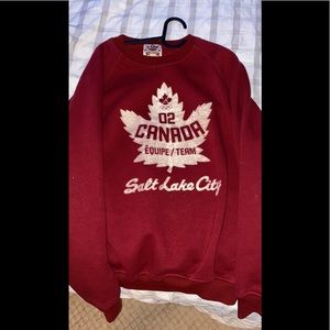 2002 vintage roots Olympic crew neck